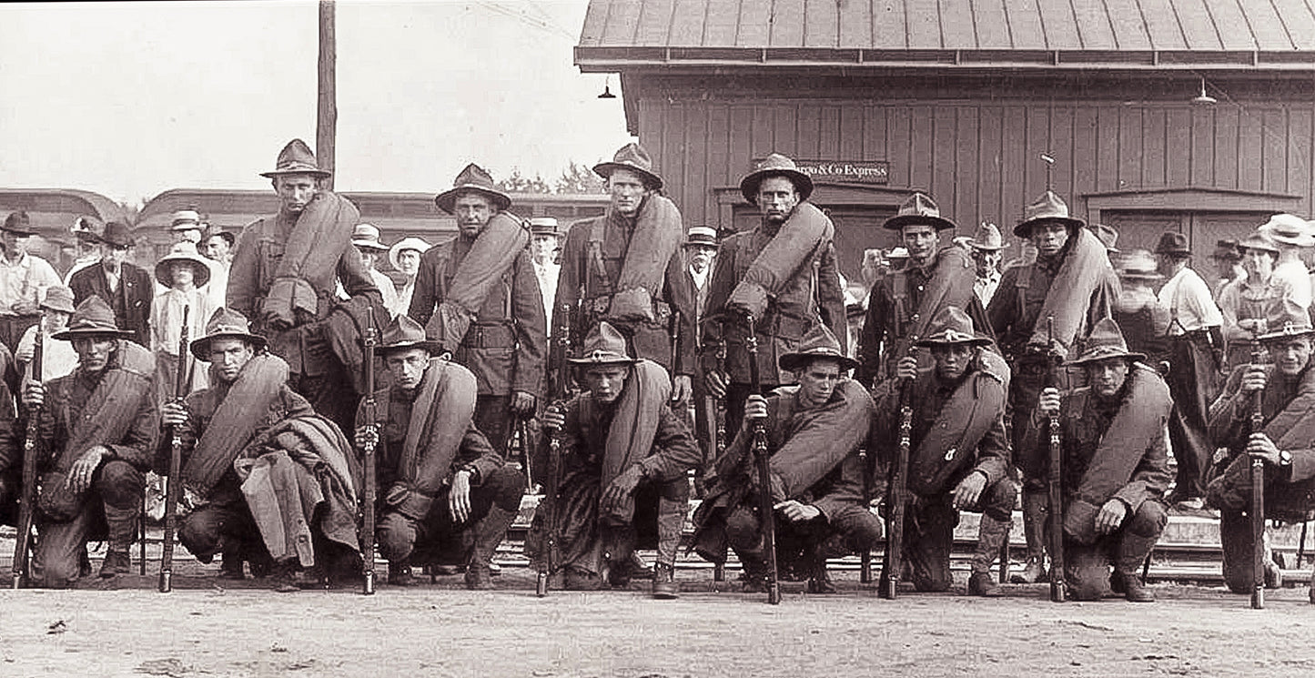 1927. WWI Encampment Marker. Blanchester.