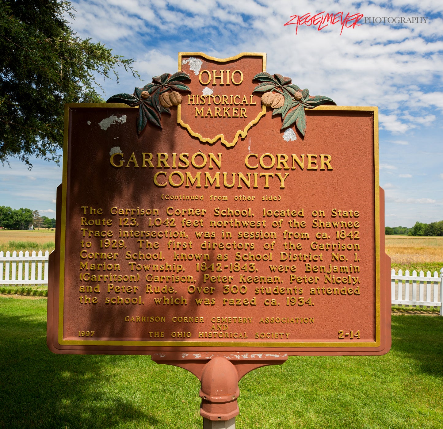 Garrison Corner Historic Marker.
