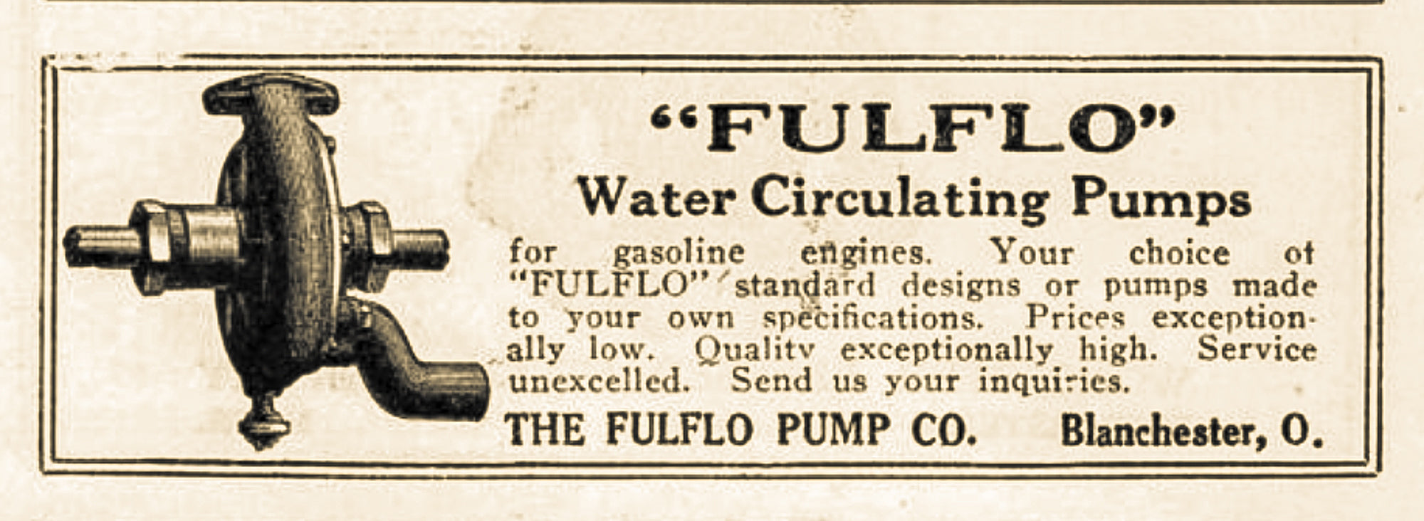 FulFlo Pump Company Blanchester Area Historical Society