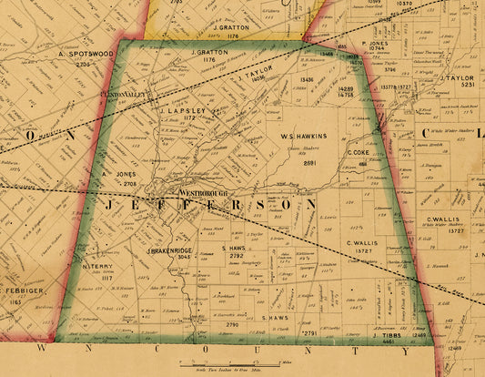 1859 Jefferson Township, Clinton County, Ohio