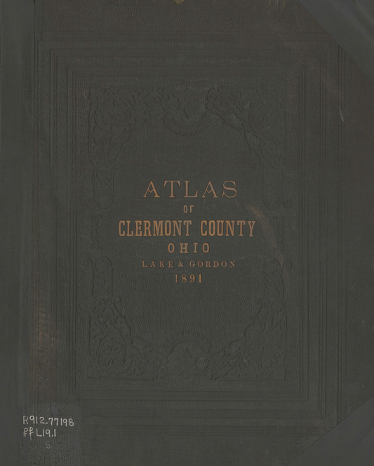 1891. Atlas of Clermont County, Ohio. Lake & Gordon.