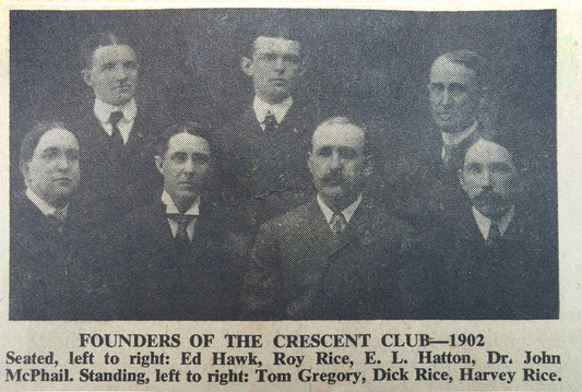 1902. Crescent Club Founders.