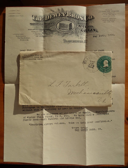 Dewey Bros. Co. Customer Correspondence.