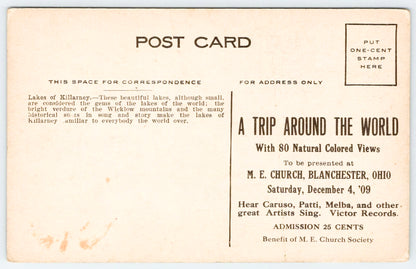 1909. Trip Around The World Postcard.