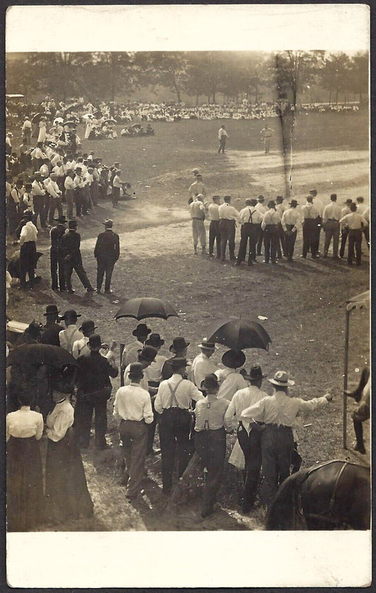1911. Baseball Game Postcard. Pleasant Plain.