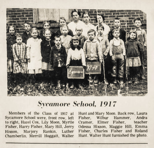 1917. Sycamore School Students.