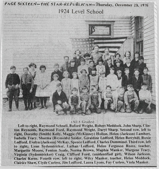 1924. Level School.