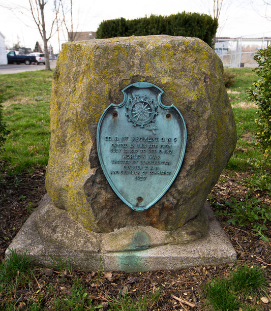 1927. WWI Encampment Marker. Blanchester.