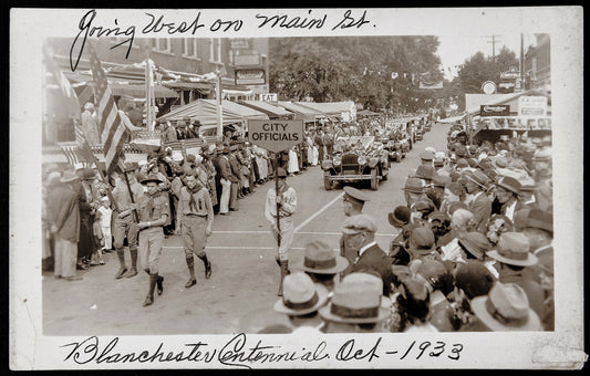 1933. Blanchester Centennial Parade.