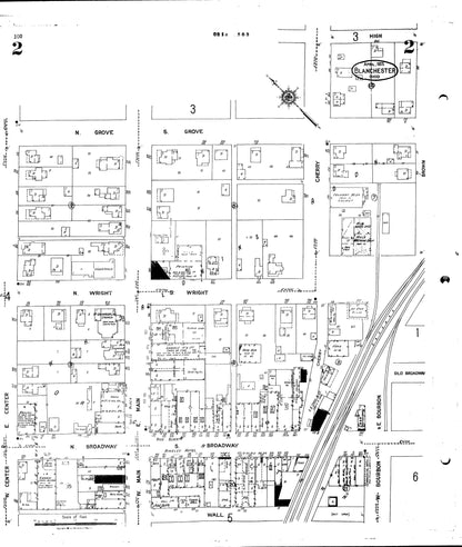 1934 Sanborn Fire Insurance Maps of Blanchester.