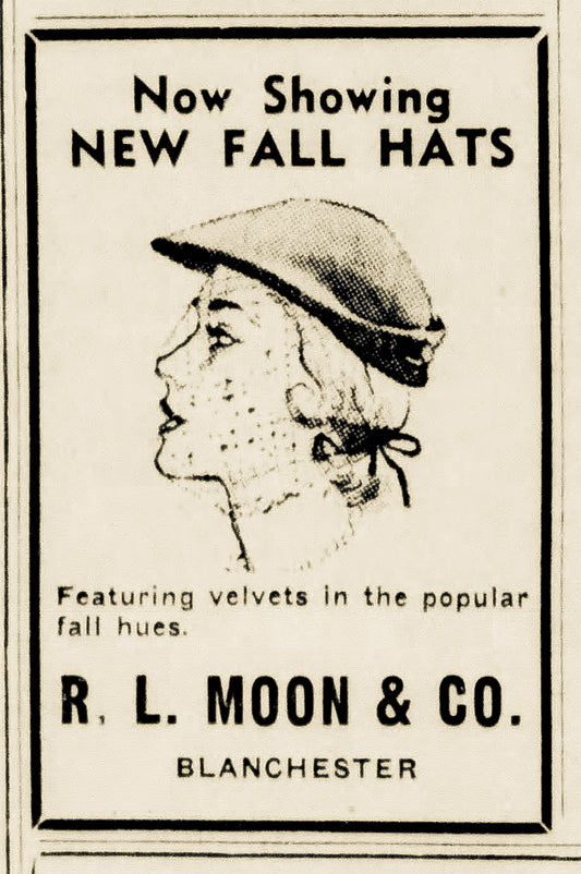 1951. R.L. Moon & Company ad.