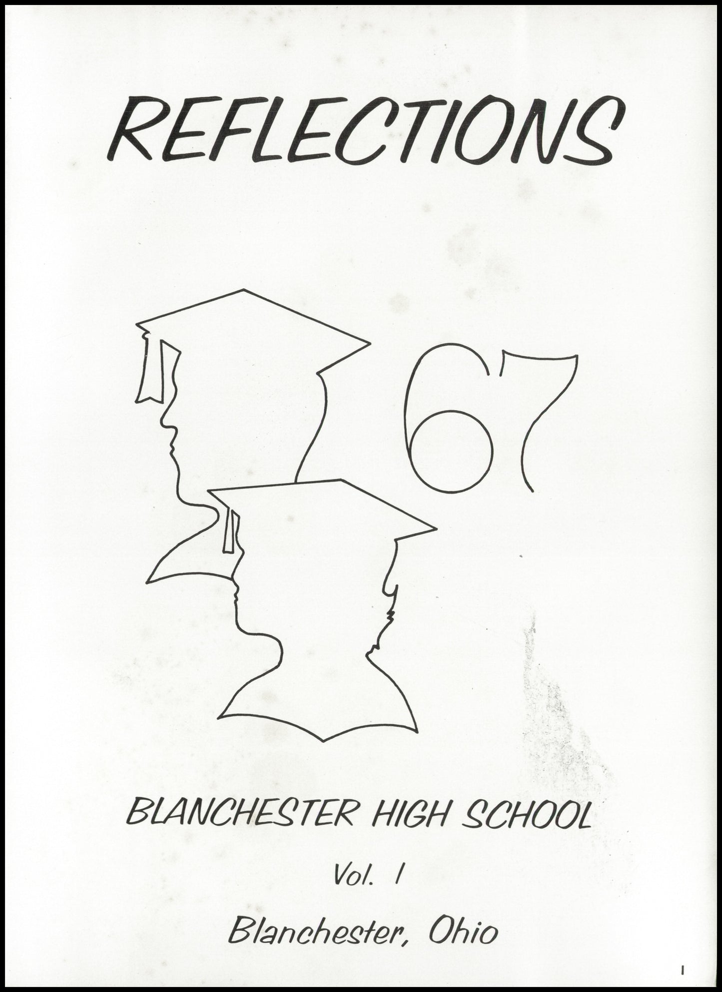 1967. Blanchester High School Yearbook.