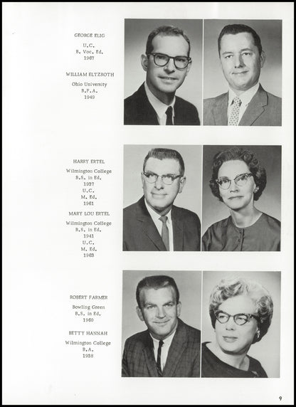 1967. Blanchester High School Yearbook.