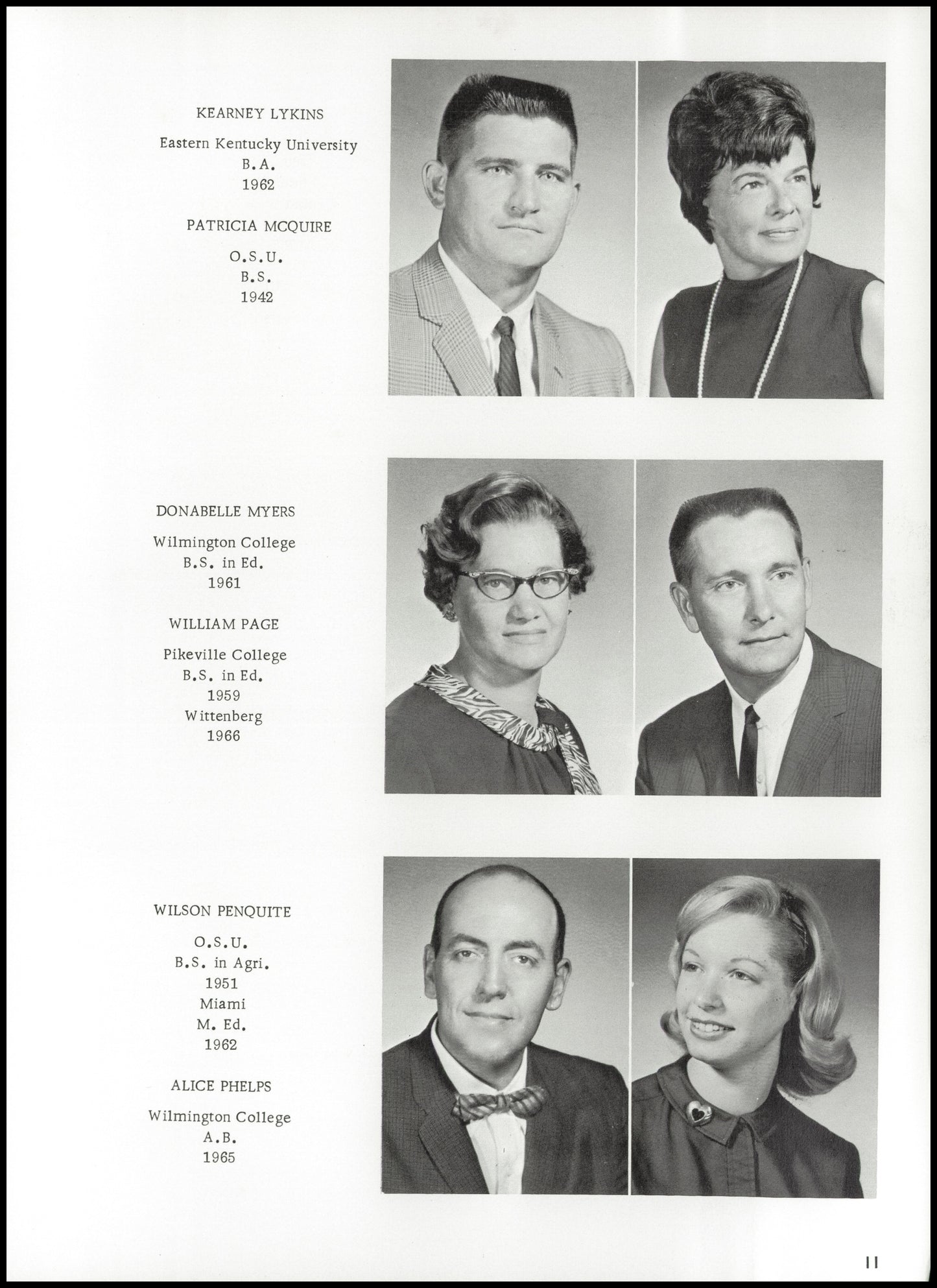 1967. Blanchester High School Yearbook.