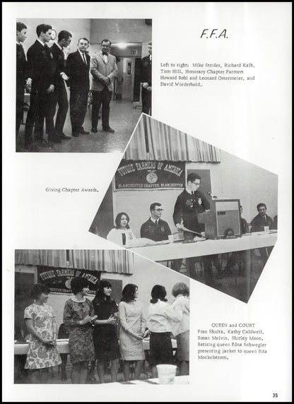 1967. Blanchester High School Yearbook.