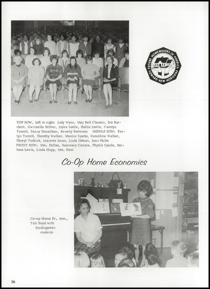 1967. Blanchester High School Yearbook.