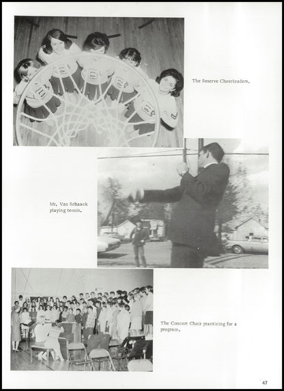 1967. Blanchester High School Yearbook.