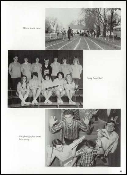 1967. Blanchester High School Yearbook.