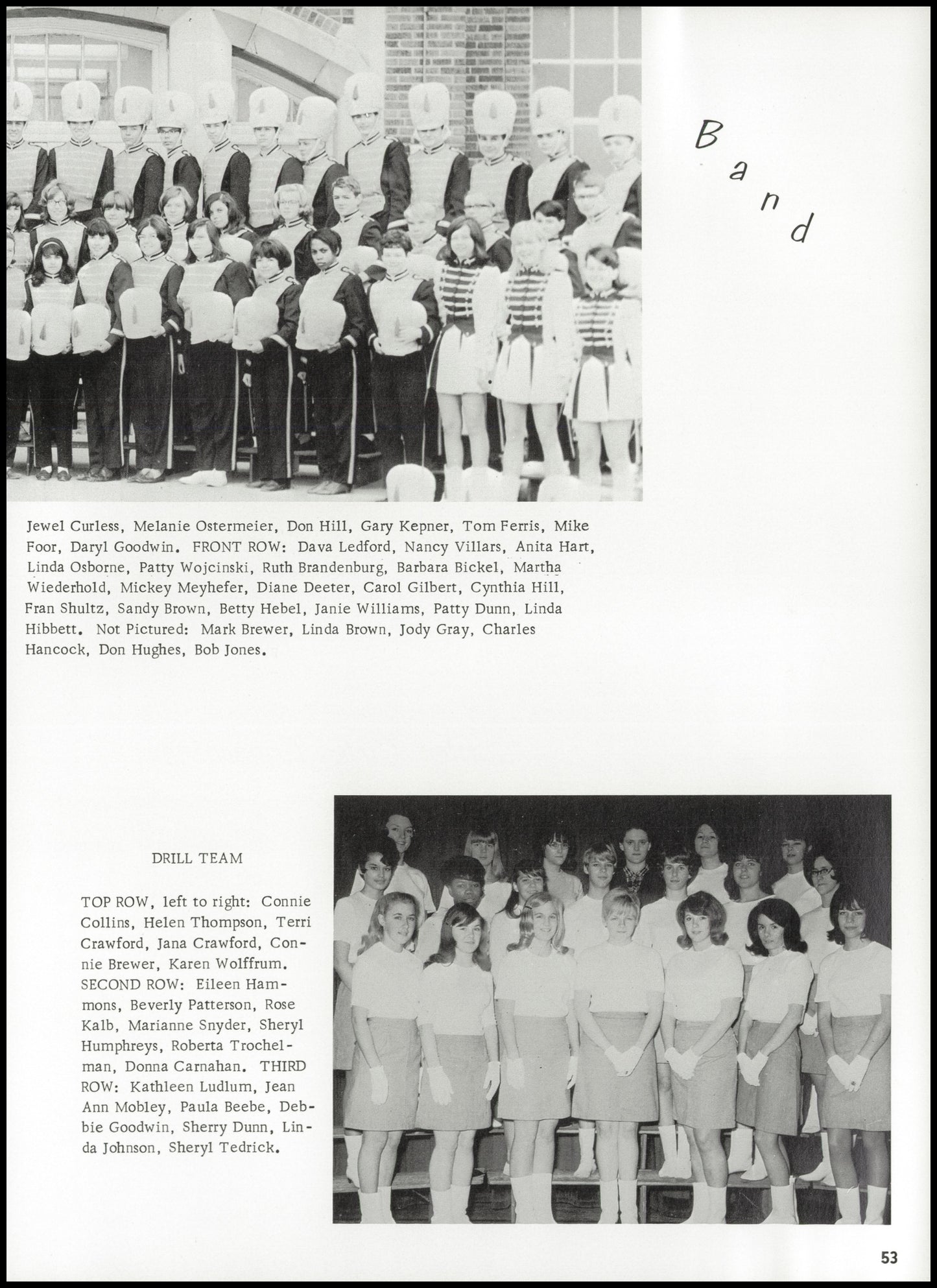 1967. Blanchester High School Yearbook.