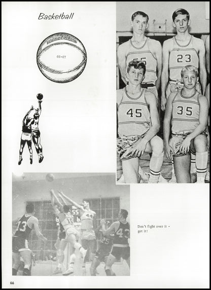 1967. Blanchester High School Yearbook.