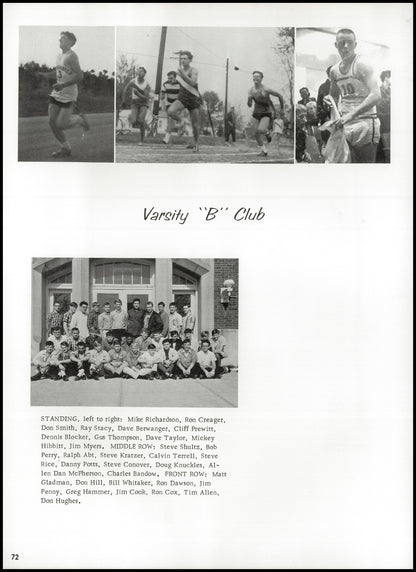 1967. Blanchester High School Yearbook.