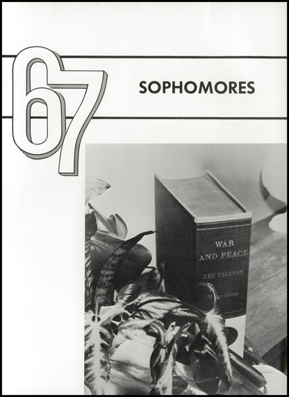 1967. Blanchester High School Yearbook.