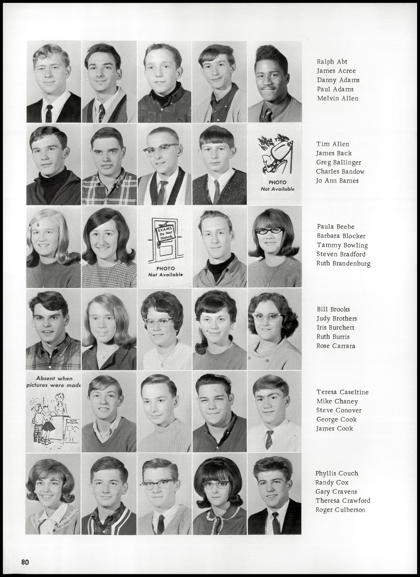 1967. Blanchester High School Yearbook.