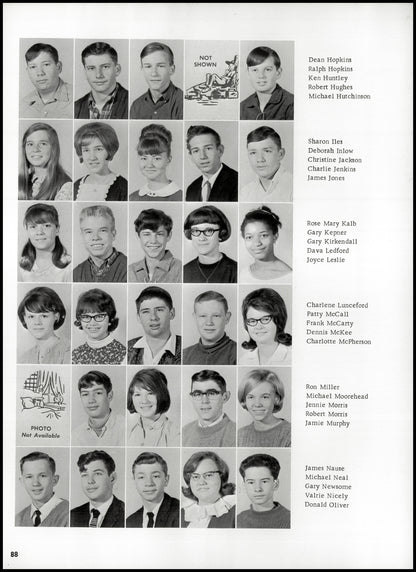 1967. Blanchester High School Yearbook.