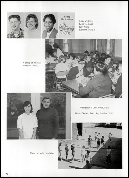 1967. Blanchester High School Yearbook.