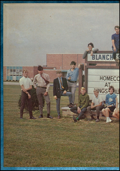 1970. Blanchester High School Yearbook.