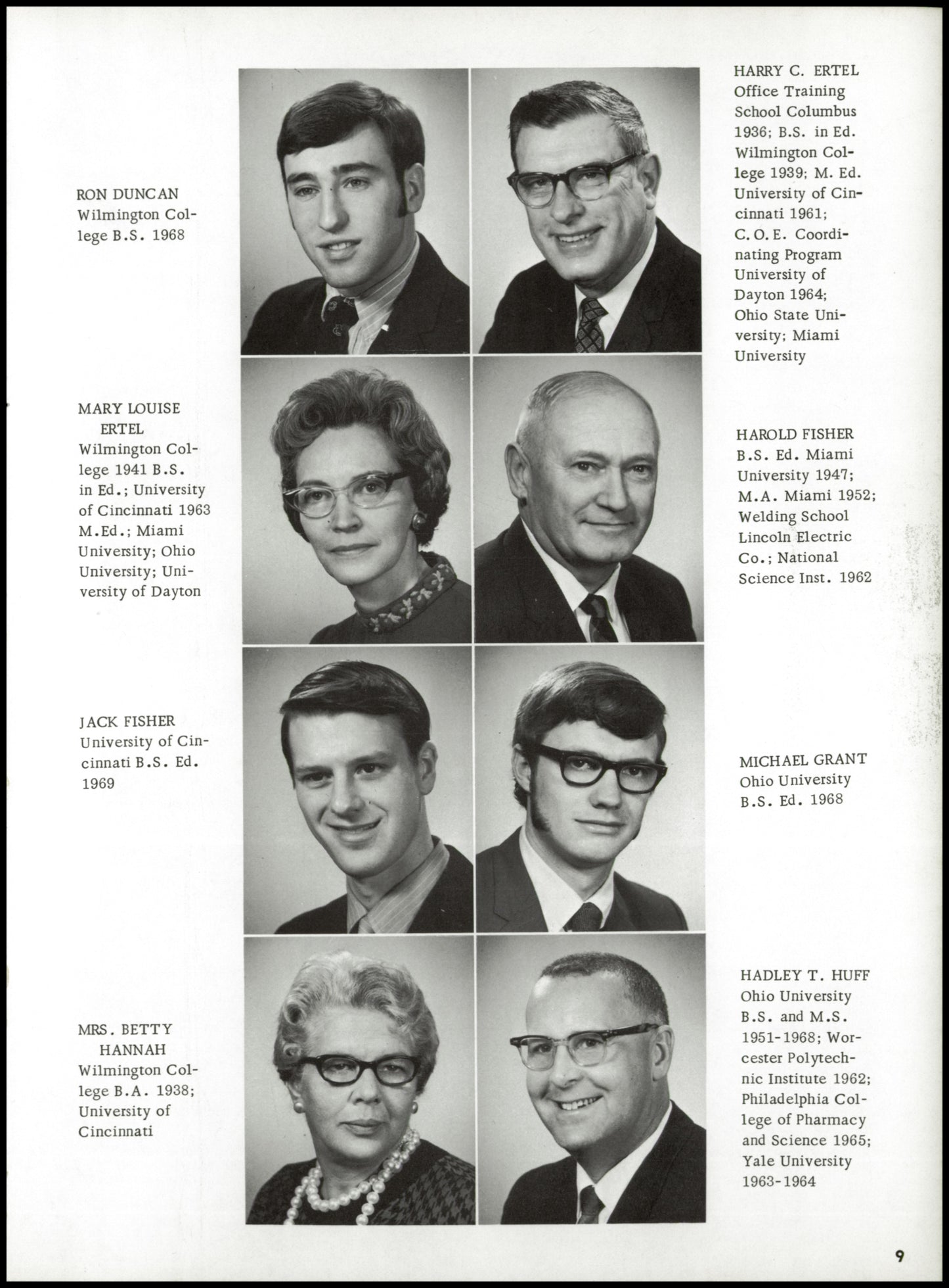 1970. Blanchester High School Yearbook.