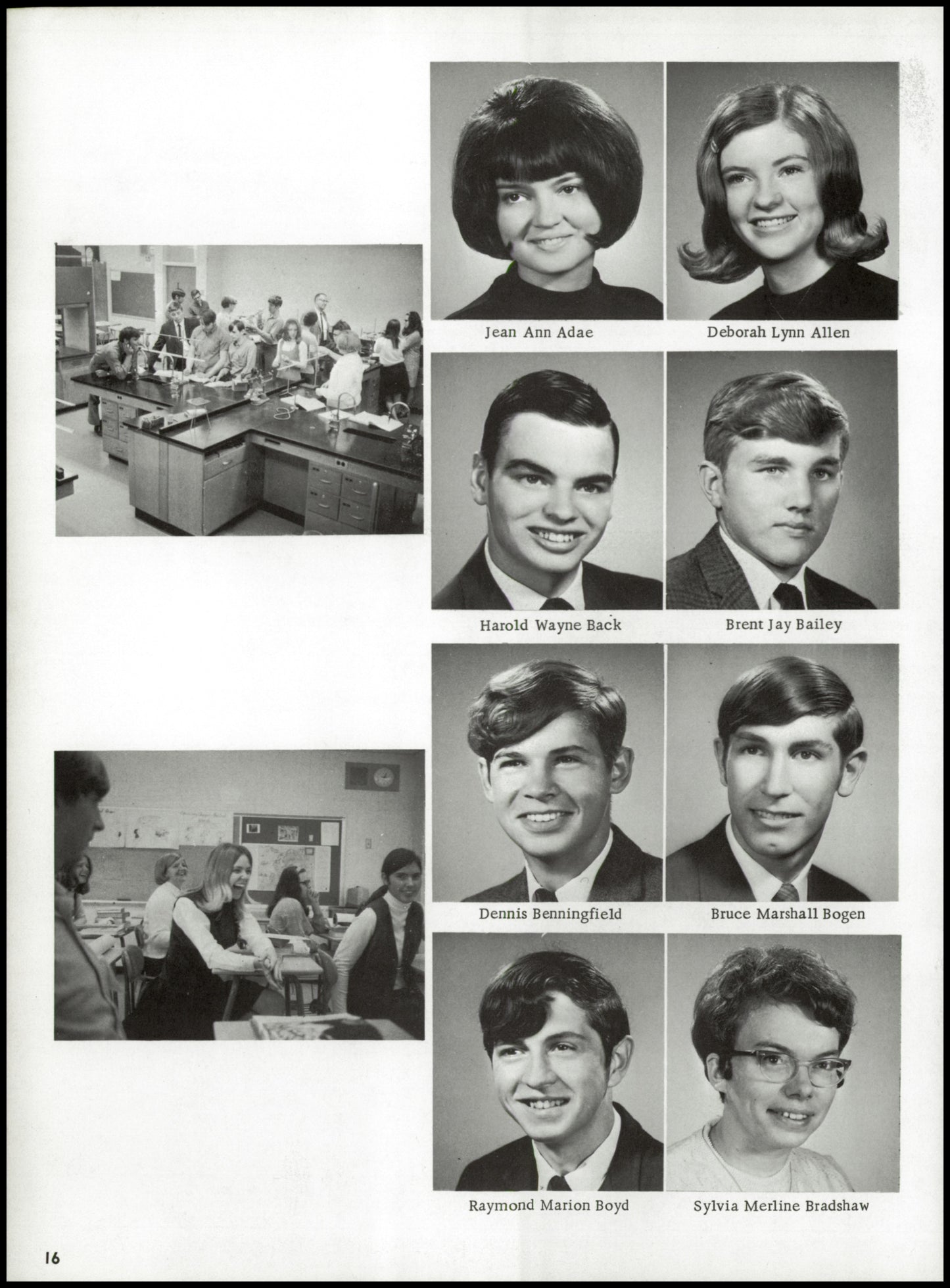 1970. Blanchester High School Yearbook.