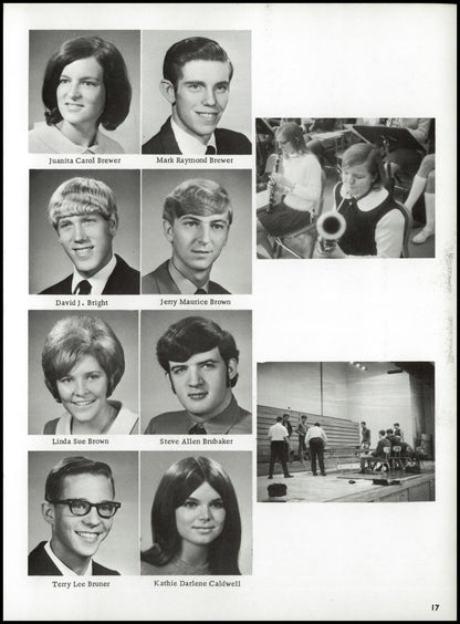 1970. Blanchester High School Yearbook.