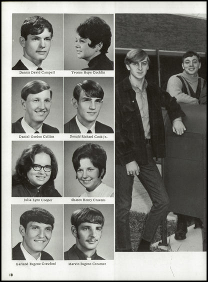 1970. Blanchester High School Yearbook.