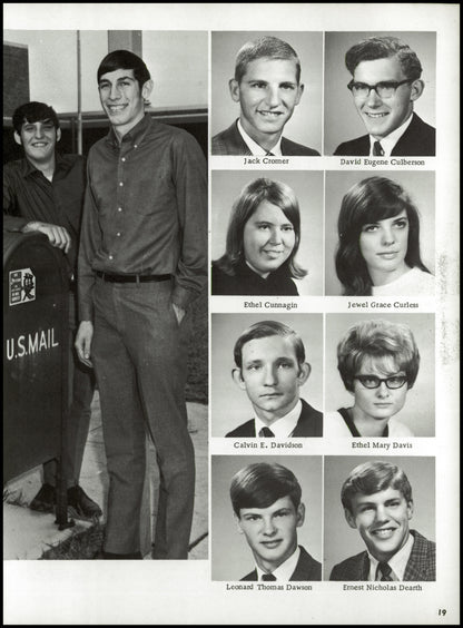 1970. Blanchester High School Yearbook.