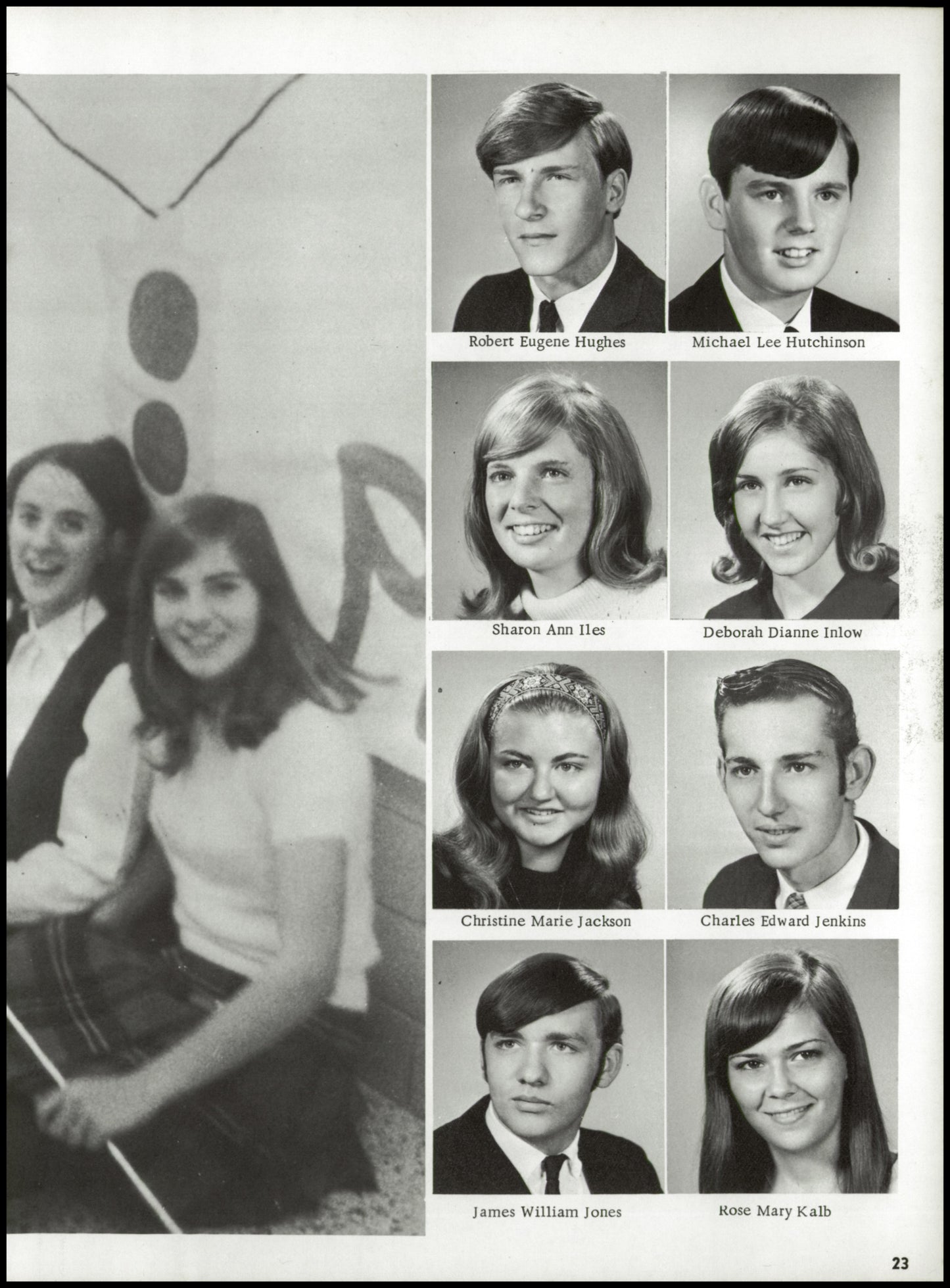 1970. Blanchester High School Yearbook.