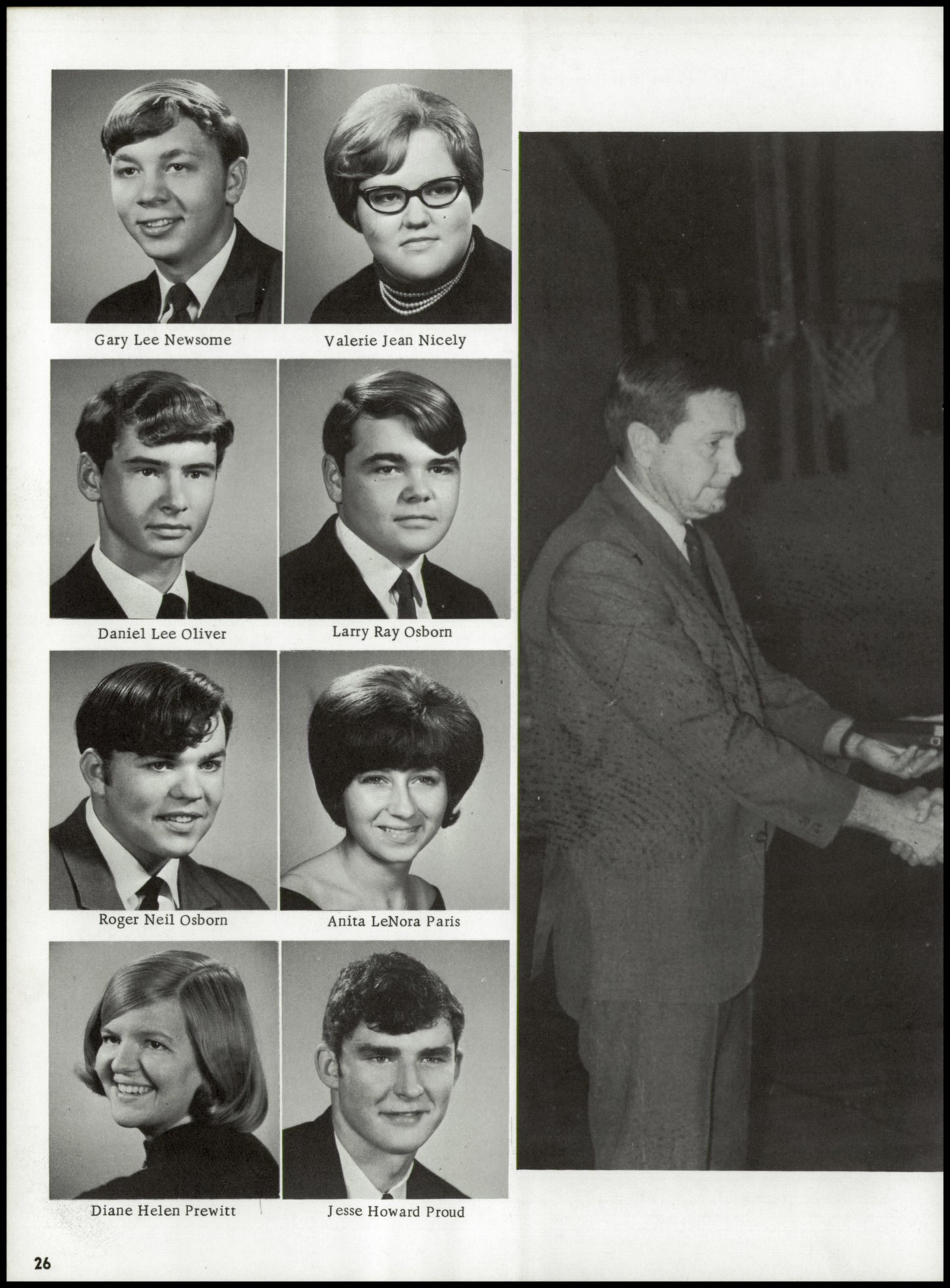 1970. Blanchester High School Yearbook.