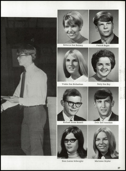 1970. Blanchester High School Yearbook.