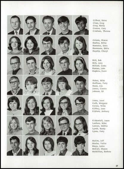 1970. Blanchester High School Yearbook.