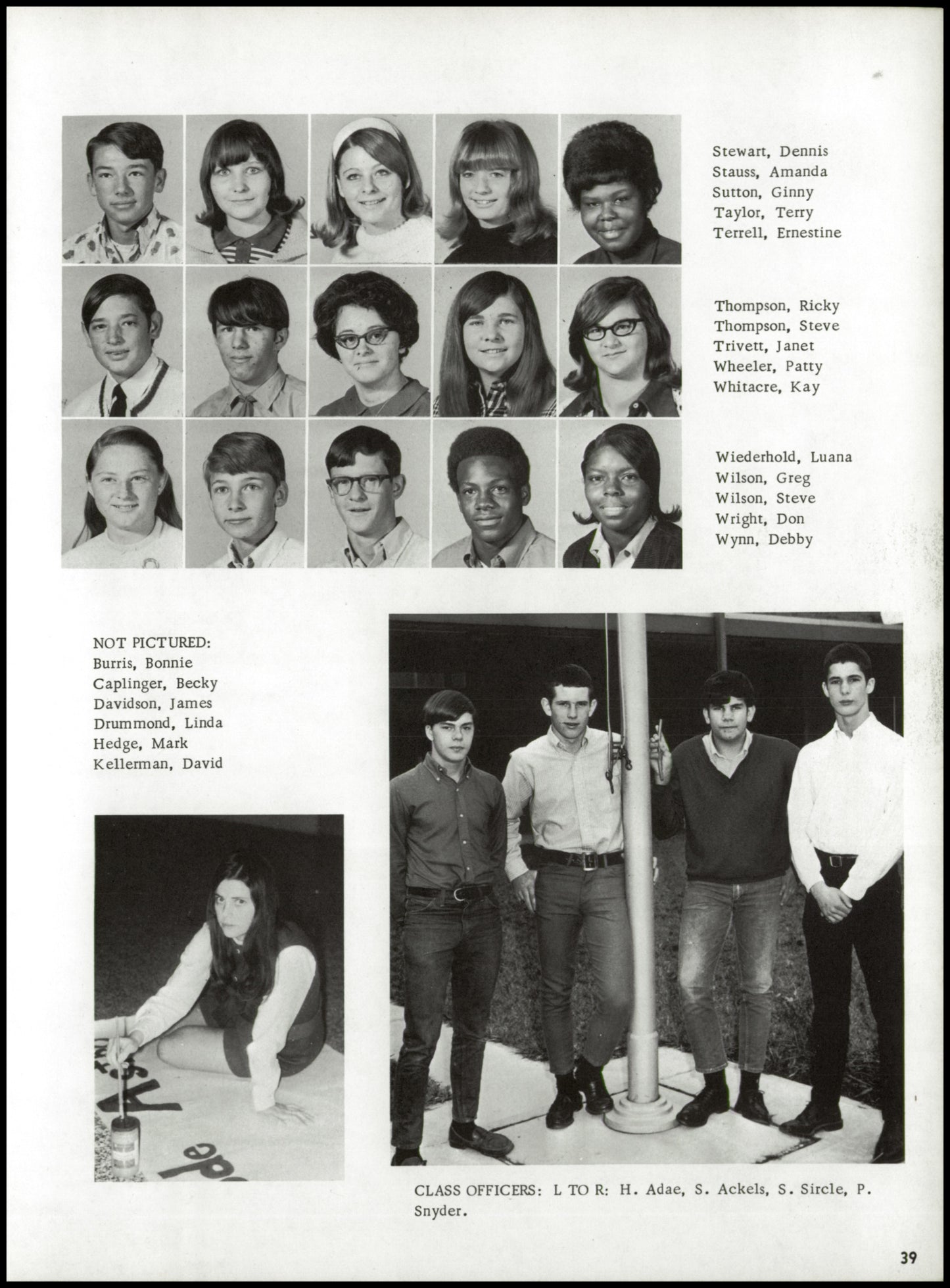 1970. Blanchester High School Yearbook.