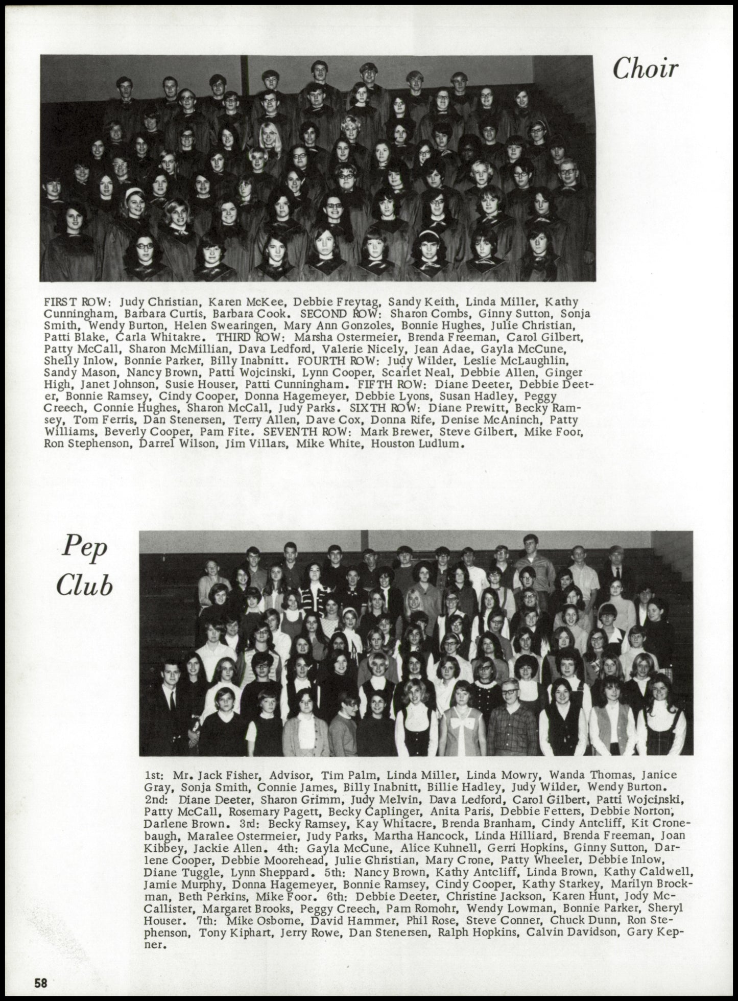 1970. Blanchester High School Yearbook.