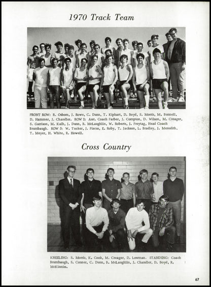 1970. Blanchester High School Yearbook.