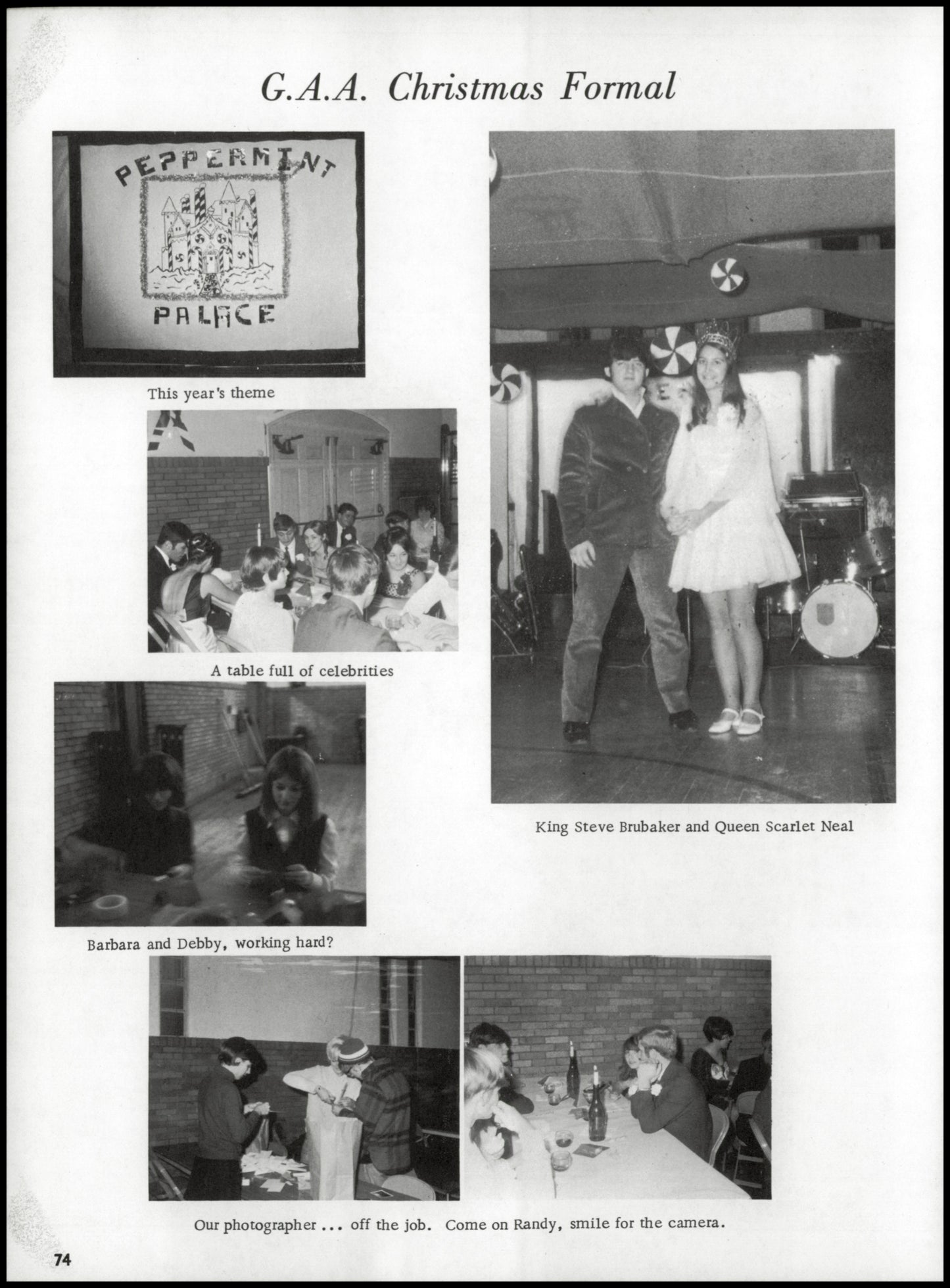 1970. Blanchester High School Yearbook.