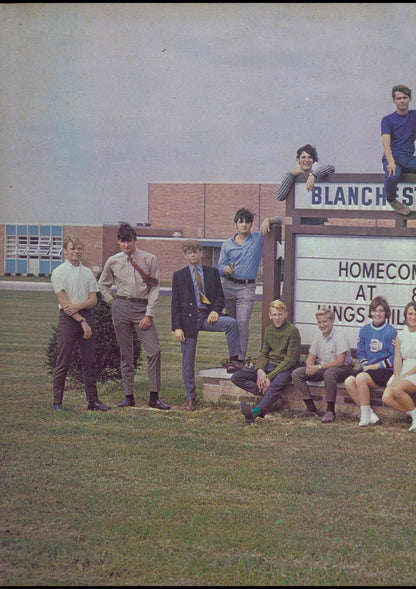 1970. Blanchester High School Yearbook.