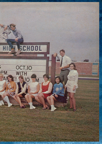 1970. Blanchester High School Yearbook.