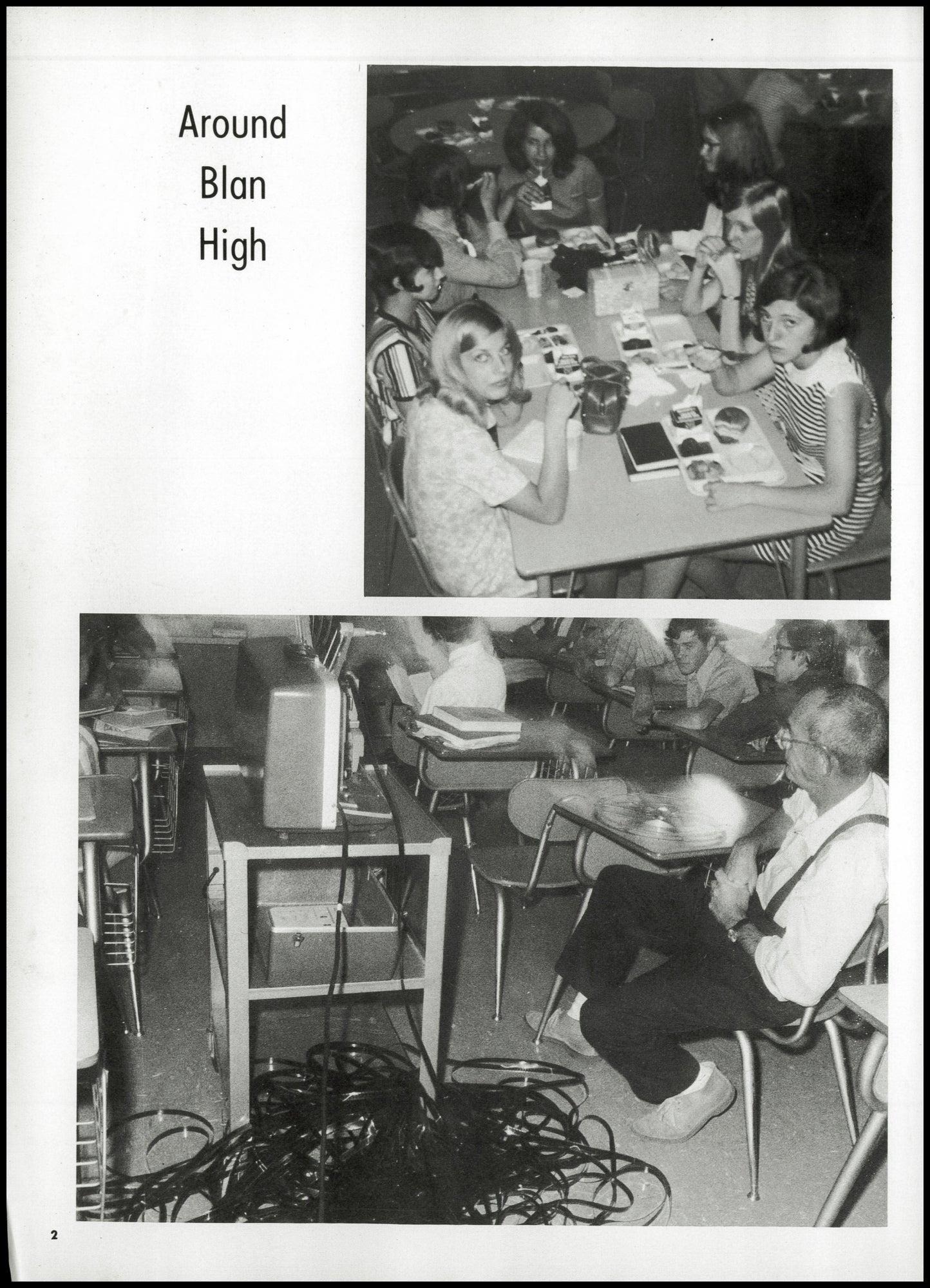 1971. Blanchester High School Yearbook.