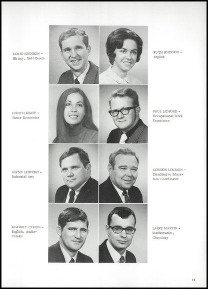 1971. Blanchester High School Yearbook.