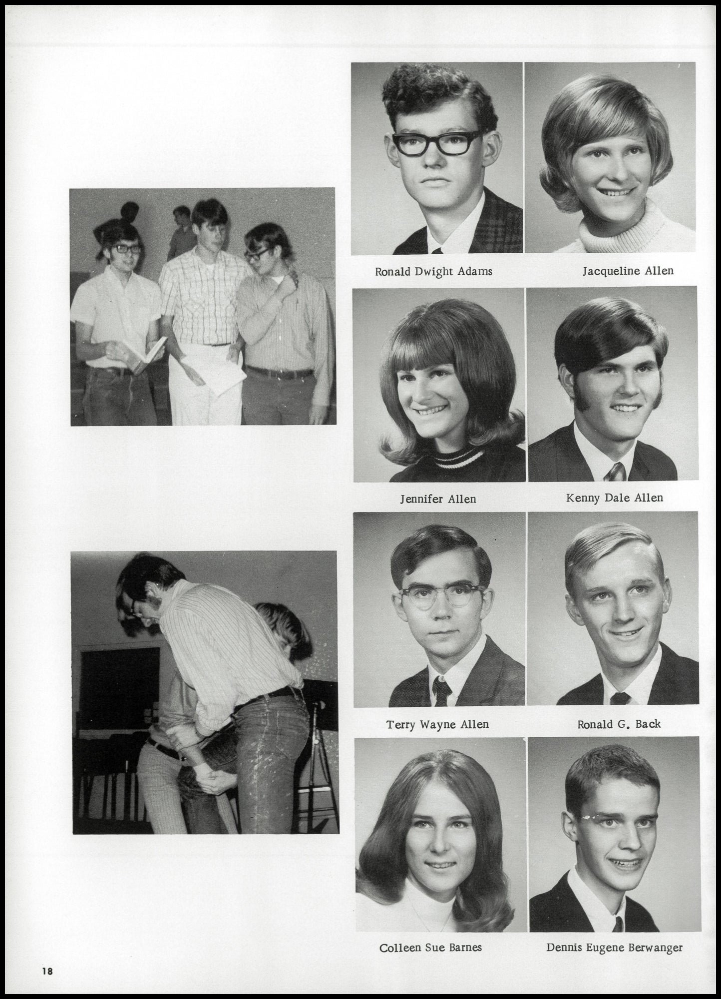 1971. Blanchester High School Yearbook.