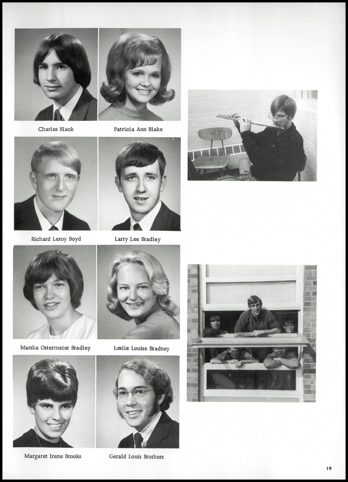 1971. Blanchester High School Yearbook.