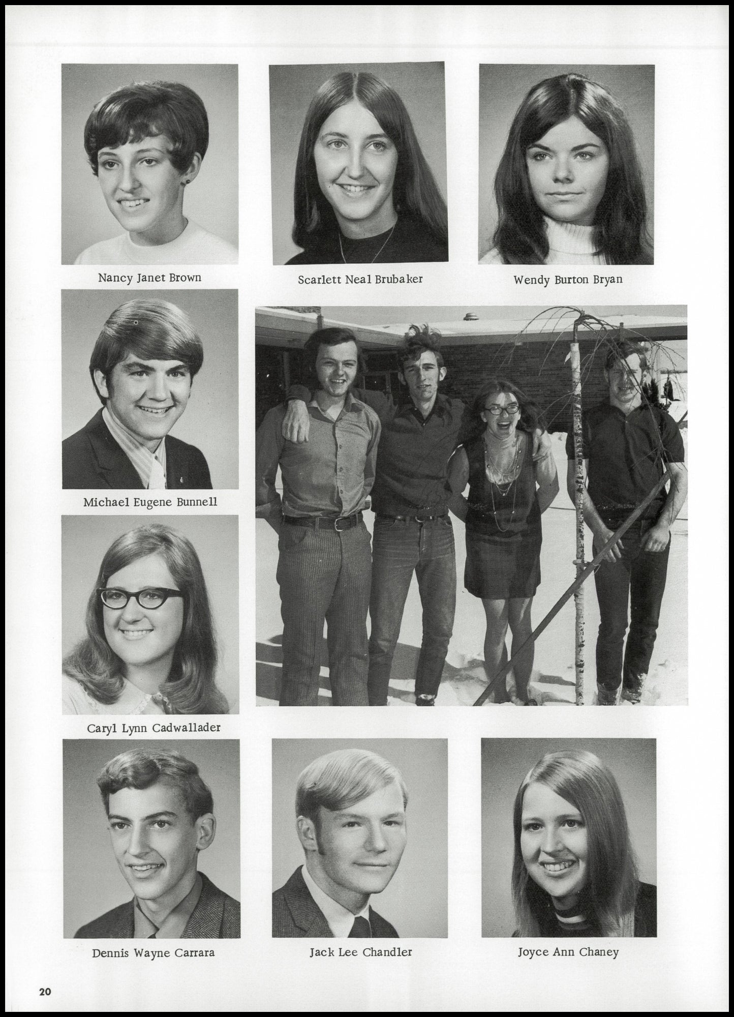 1971. Blanchester High School Yearbook.